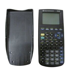 Texas Instruments TI-83 Graphing Calculator w/ Cover Black Tested